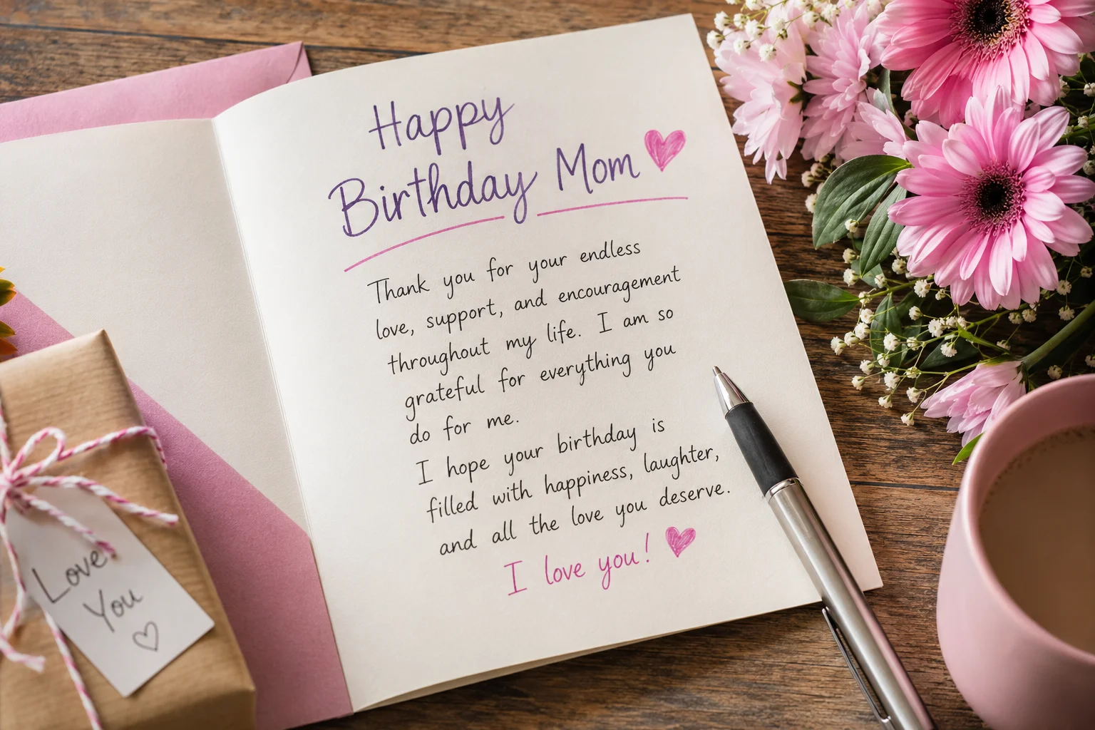 Birthday card for mom